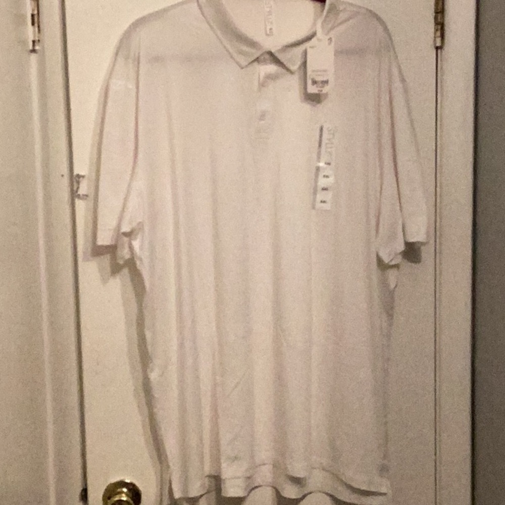 STYLUS White Polo Shirt Short Sleeve